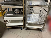 Rvs winkelkar (2x) - afbeelding 2 van  6