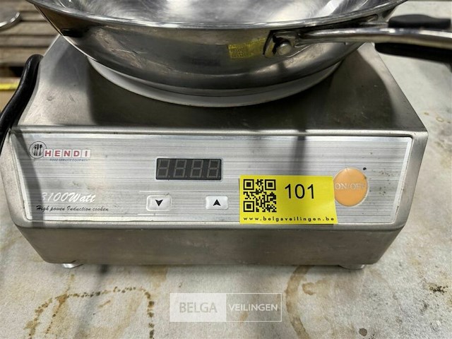 Rvs wokpan hendi - afbeelding 3 van  4