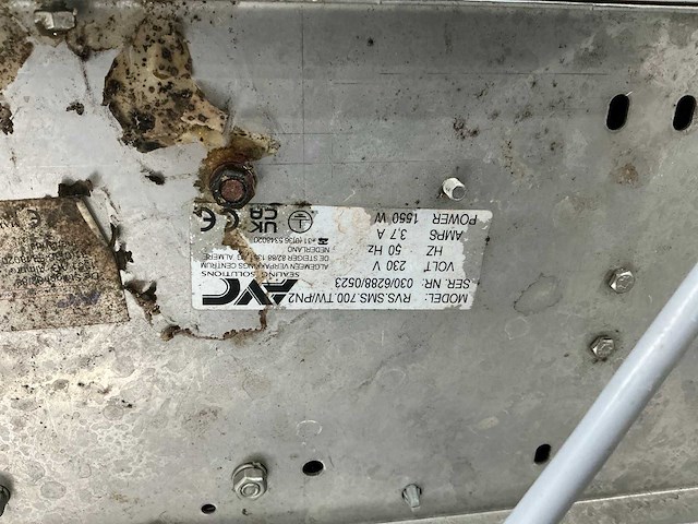 Rvs.sms.700.tw/pn2 sealapparaat - afbeelding 4 van  4