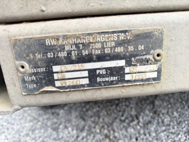Rw aanhangwagen - afbeelding 6 van  9