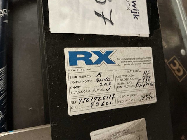 Rx dn 200 plaatafsluiter - afbeelding 1 van  1