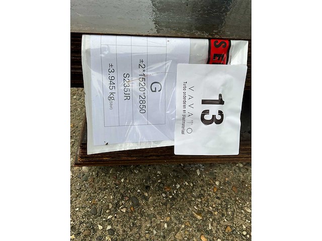 S235jr stalen platen (58x) - afbeelding 3 van  4
