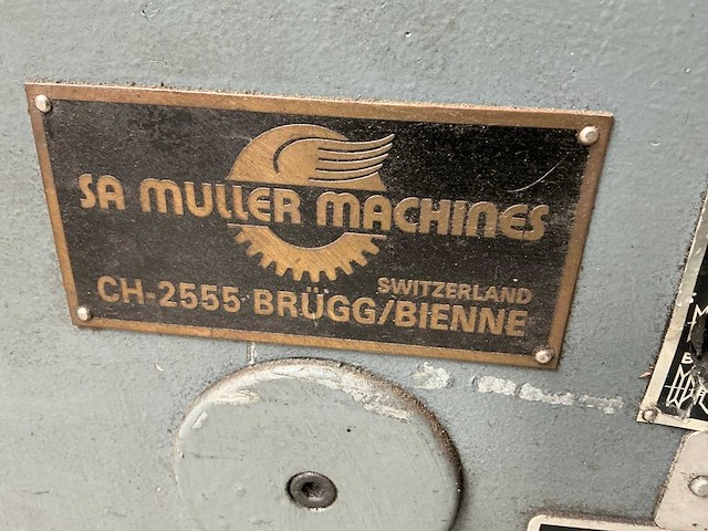 Sa muller / schaublin revolverdraaibank - afbeelding 2 van  10