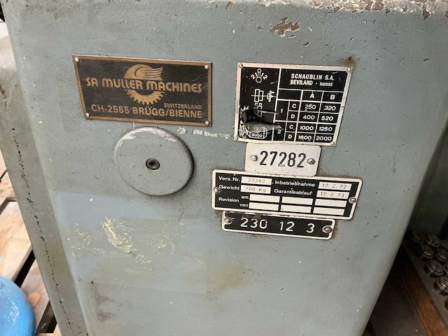 Sa muller / schaublin revolverdraaibank - afbeelding 8 van  10