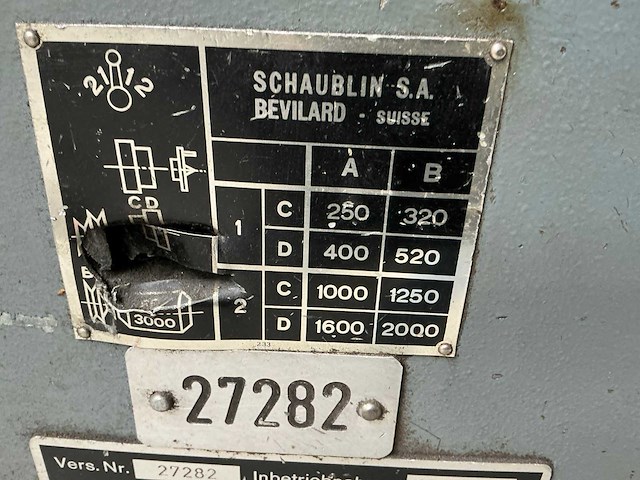 Sa muller / schaublin revolverdraaibank - afbeelding 10 van  10