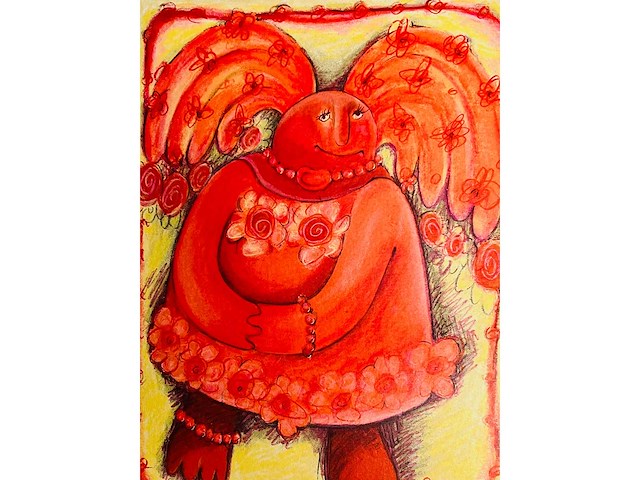 Sabine tuchel - kleurenzeefdruk - afbeelding 1 van  10