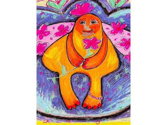 Sabine tuchel - kleurenzeefdruk - afbeelding 2 van  7