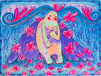 Sabine tuchel - kleurenzeefdruk - afbeelding 2 van  2