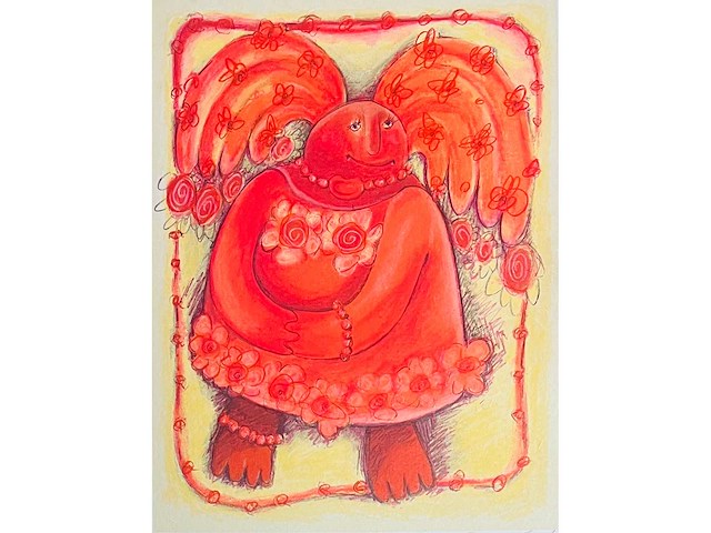 Sabine tuchel - kleurenzeefdruk - afbeelding 1 van  3