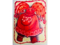 Sabine tuchel - kleurenzeefdruk - afbeelding 2 van  3