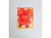 Sabine tuchel - kleurenzeefdruk - afbeelding 2 van  4