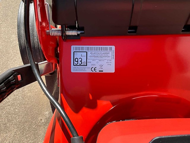 Sabo 45-accu-classic grasmaaier - afbeelding 6 van  9