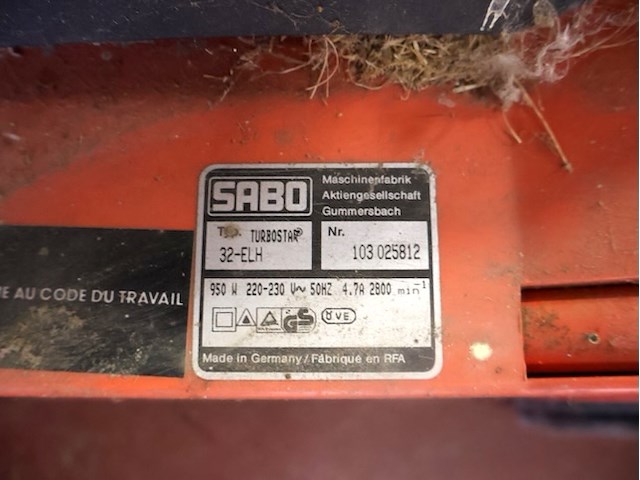 Sabo grasmachine - afbeelding 3 van  4