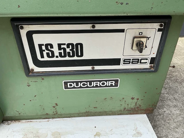 Sac fs530 vlakbank - afbeelding 6 van  8
