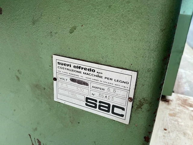Sac fs530 vlakbank - afbeelding 7 van  8
