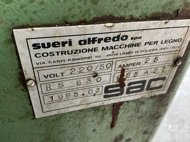Sac rs 630 vandiktebank - afbeelding 6 van  6