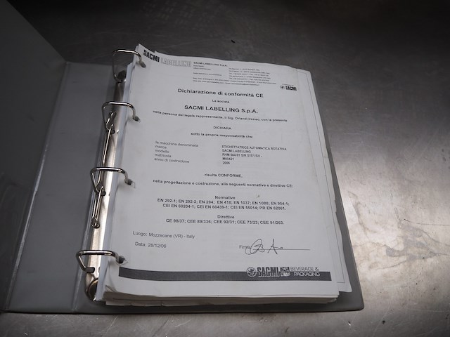 Sacmi labelling - afbeelding 22 van  31