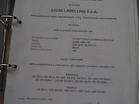 Sacmi labelling - afbeelding 10 van  21