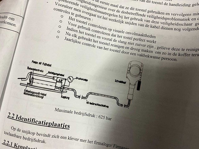 Sadinter ssa hydraulische kabelsnijtang - afbeelding 5 van  5