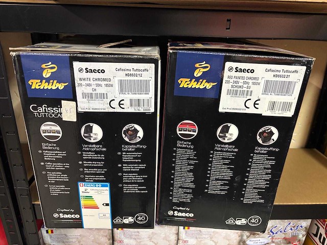 Saeco tchibo caffissimo set van 4 koffie- en espressomachines - afbeelding 10 van  20