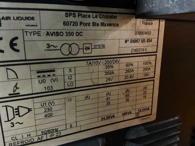 Saf aviso 350dc mig lasapparaat - afbeelding 8 van  8