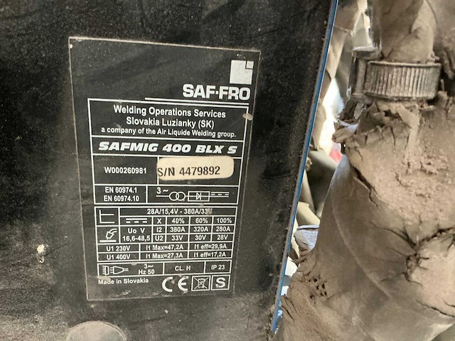 Saf-fro safmig 400blx mig lasapparaat - afbeelding 2 van  9