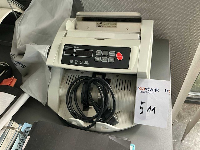 Safescan 2250 geldtelmachine - afbeelding 1 van  2