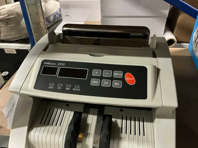 Safescan bill counter 2250 biljettenteller - afbeelding 2 van  4