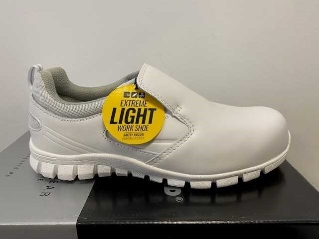 Safety jogger - brio - witte instappers maat 43 (5x) - afbeelding 1 van  2