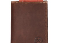 Safety wallet - leder - rfid - hide & stitch - bruin - afbeelding 4 van  4