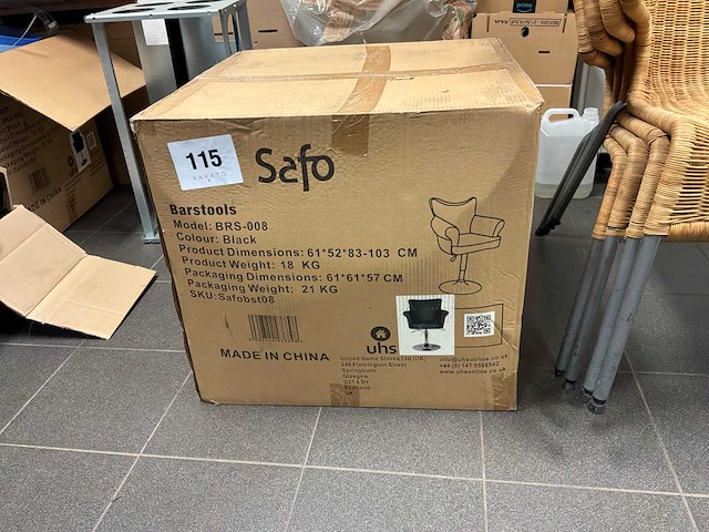 Sago brs-008 barstoel - afbeelding 1 van  2