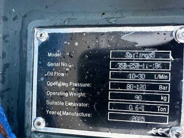 Sailing - 2025 - 35 - hydraulische hamer - afbeelding 2 van  9