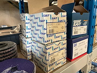 Sait partij diverse lamellenschuurschijven en schuurtampond - afbeelding 11 van  11