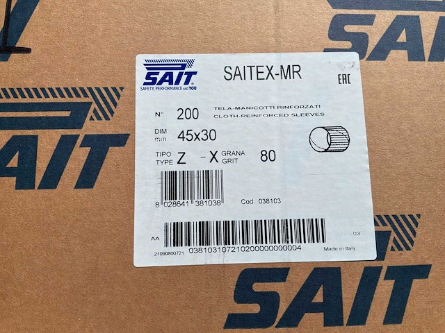 Sait saitex mr grote partij diverse machine schuurbandjes - afbeelding 4 van  7