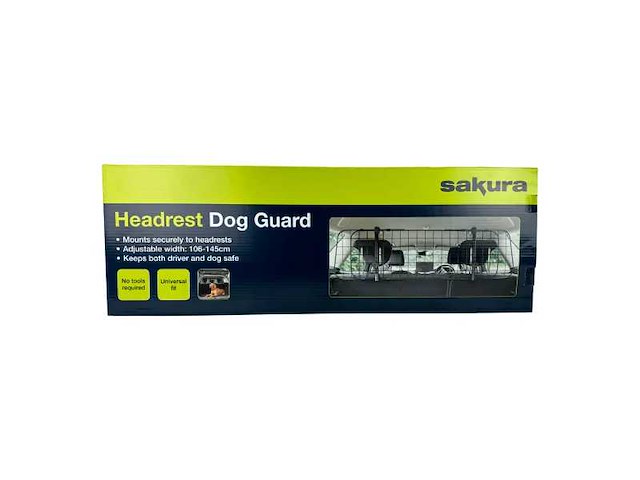 Sakura hoofdsteun mesh hondenbescherming - afbeelding 2 van  6