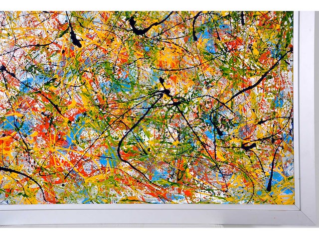 Sala - acryl op paneel - 110x95 cm - 1987 - afbeelding 1 van  4