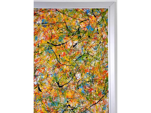 Sala - acryl op paneel - 110x95 cm - 1987 - afbeelding 2 van  4