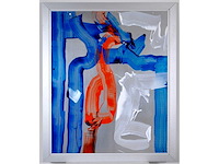 Sala - fantastic voyage - acryl op aluminium - 118x98 cm - 1987