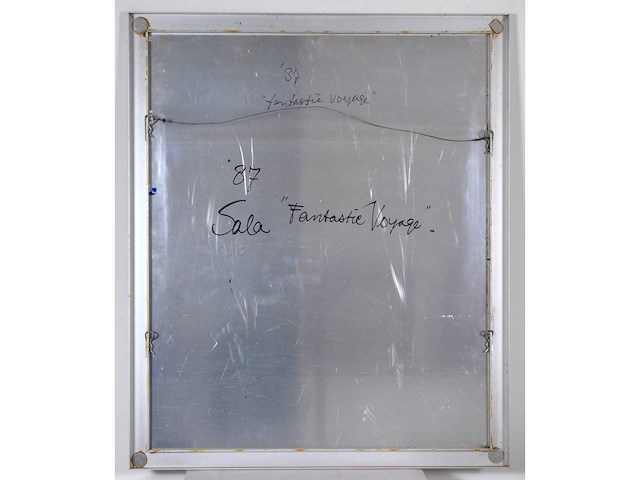 Sala - fantastic voyage - acryl op aluminium - 118x98 cm - 1987 - afbeelding 7 van  9