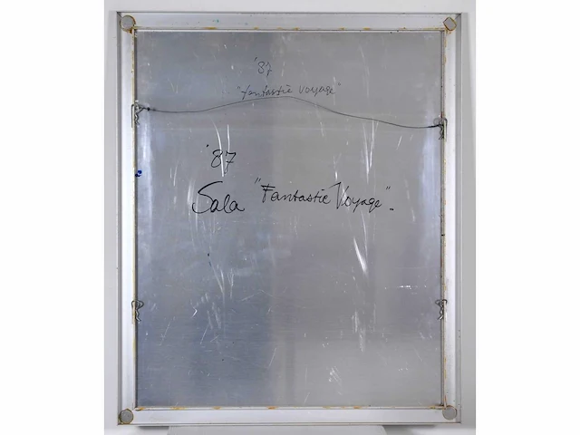 Sala - fantastic voyage - acryl op aluminium - 118x98 cm - 1987 - afbeelding 6 van  9