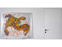 Sala - lucidus arachnoia - acryl op paneel - 118x98 cm - 1987 - afbeelding 2 van  9
