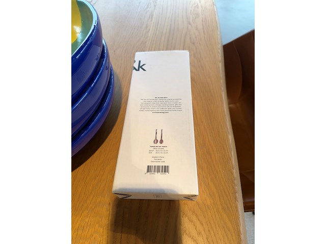 Saladekom met bestek - afbeelding 3 van  5