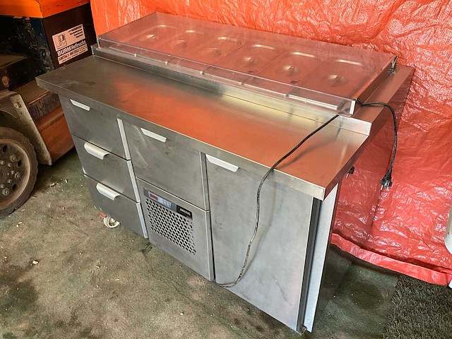 Saladette tafel - afbeelding 1 van  7