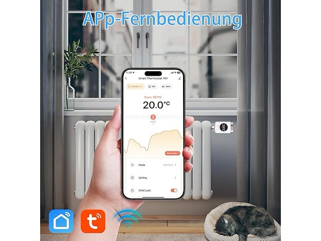 Salcar wifi thermostaat - afbeelding 2 van  5