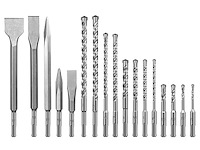 Sali 17-delige sds plus boor- en beitelset - afbeelding 1 van  3