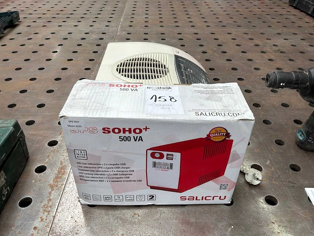 Salicru sps soho+ 500 va power supplie - afbeelding 1 van  3