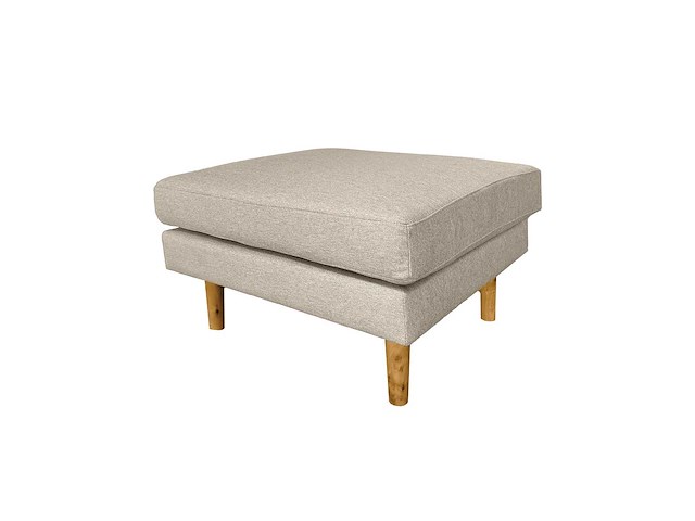 Salon argo beige 3-zit + ottoman - afbeelding 2 van  6