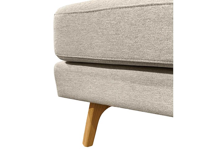 Salon argo beige 3-zit + ottoman - afbeelding 4 van  6