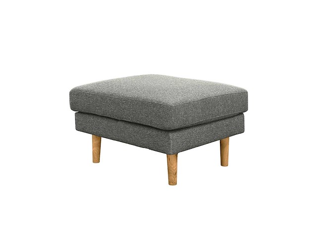 Salon argo donker grijs 3-zit + ottoman - afbeelding 2 van  6