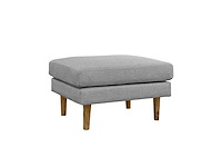 Salon argo licht grijs 3-zit + 2-zit + ottoman - afbeelding 4 van  8